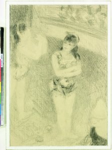 Due ragazze del circo da Pierre Auguste Renoir